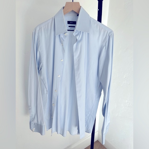 Light Blue. Textured. BOSS - Picture 3 of 5